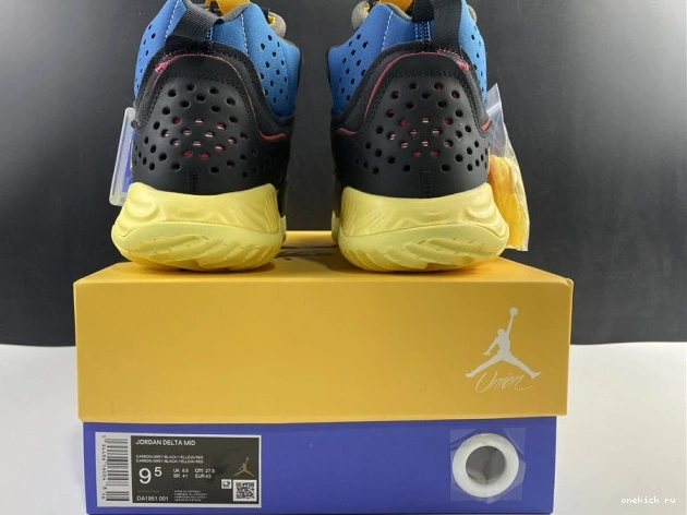 Chep Onekick UNION MID 'OFF DA1951-001 X LA JORDAN NOIR' DELTA 0809